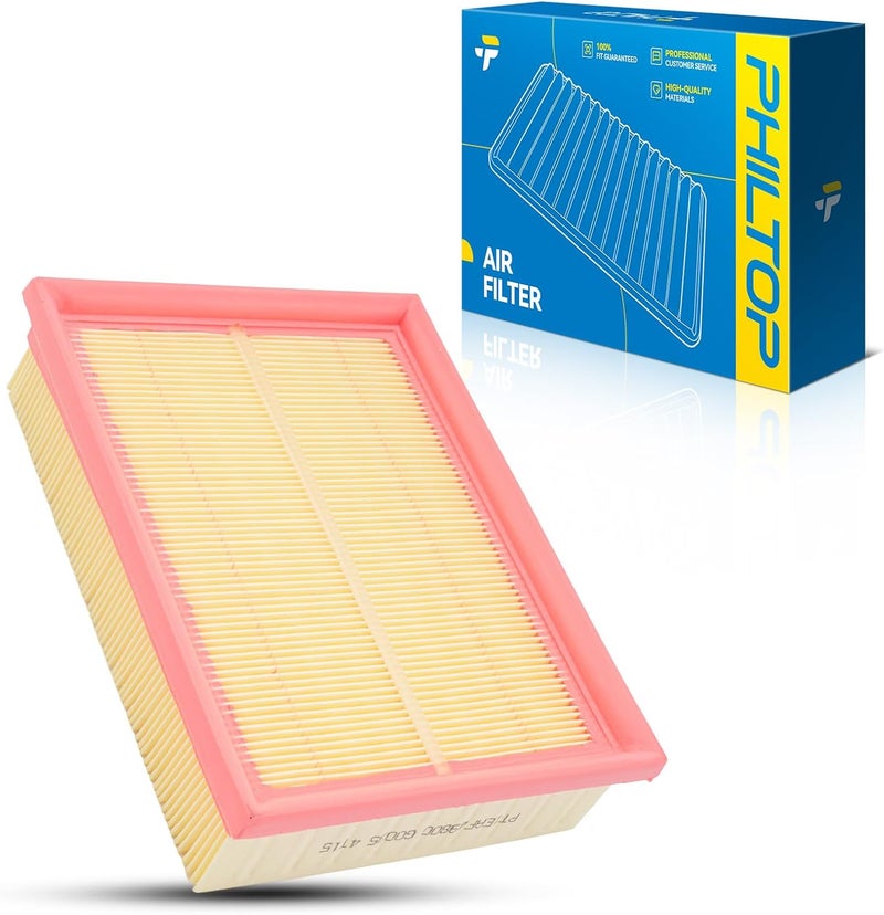 PHILTOP Engine air filter CA10092 Replacement for Fusion 2006-2012 & Lincoln Zephyr 2006 & Mercury Milan 2006-2011, V6 3.0L, Flexible Panel - Image 1